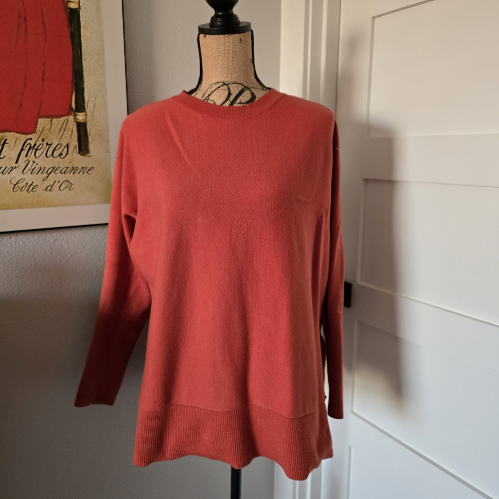 Poetsky Women's Casual Crewneck Long Sleeve Sweater. Oversized Knit